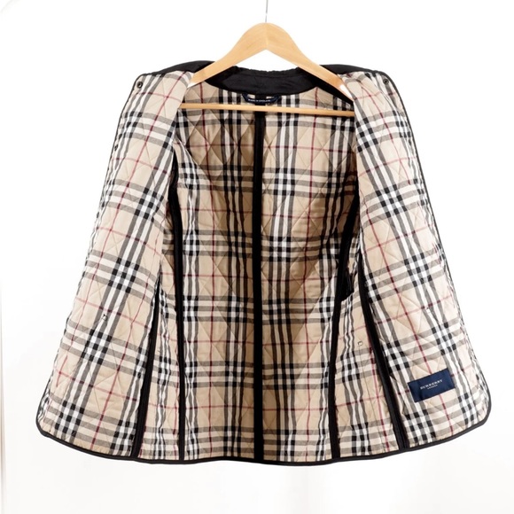 BURBERRY quilted jacket black in size medium - Picture 4 of 8